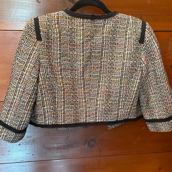 Tina Turk multicolored short blazer size 2 - Picture 3 of 9